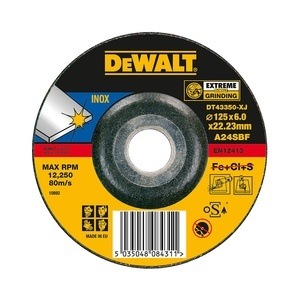 Standard Edelstahl-Schruppscheibe - 115mm gekröpft