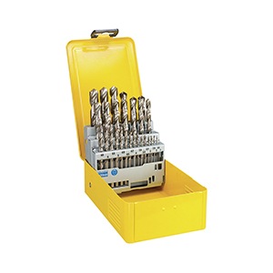 29-tlg. HSS-G Metallbohrer DIN 338 - Set in Metall- Kassette mit HSS-G Metallbohrern ( 1,1.5, 2, 2.5, 3, 3.2, 3.3, 3.5, 4, 4.2, 4.5, 4.8, 5, 5.5, 6, 6.5, 7, 7.5, 8, 8.5, 9, 9.5, 10, 10.5,11,11.5, 12, 12.5, 13mm Ø)