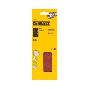 Schleifpapier 93 x 230mm K60, Mehrzweck - Holz/Farbe - Trockenschliff - Gelocht (8 Loch parallel)