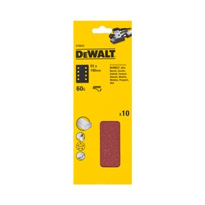 Klettfix-Schleifpapier 93 x 190mm K60, Mehrzweck - Holz/Farbe - Trockenschliff - gelocht (8 Loch parallel)